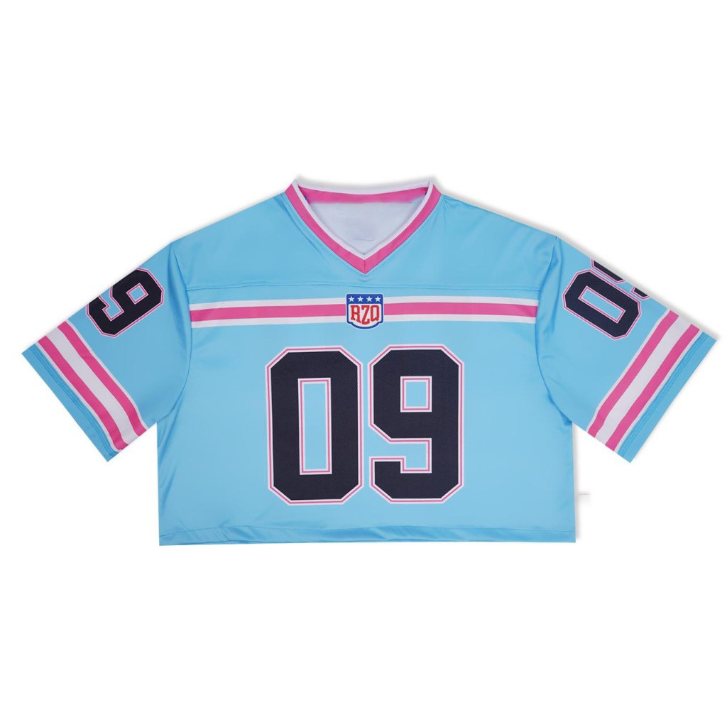 Rzq Active / Broome 09 / Jersey Croptop / Oversize / Y2k / Nfl / Nhl / Jersey Wanita / Music / Baseb