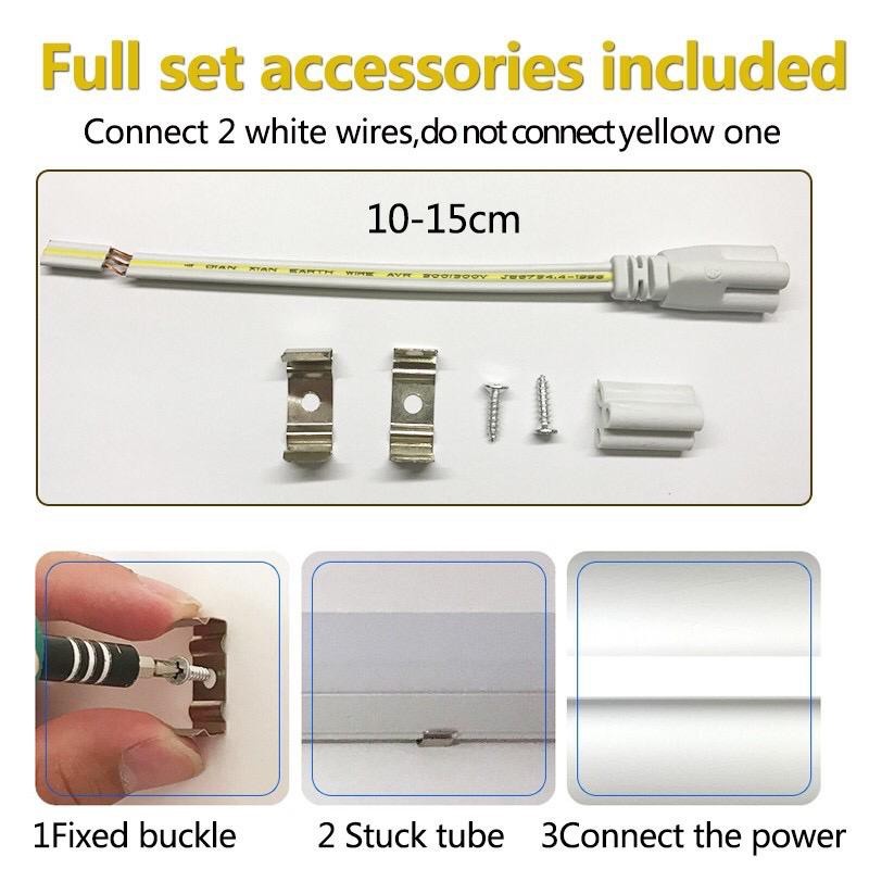 hot🔥การประกันคุณภาพ🔥 import High Grade LED T5 Tube Light Lamp Bulb Complete Set Celling Light Ene