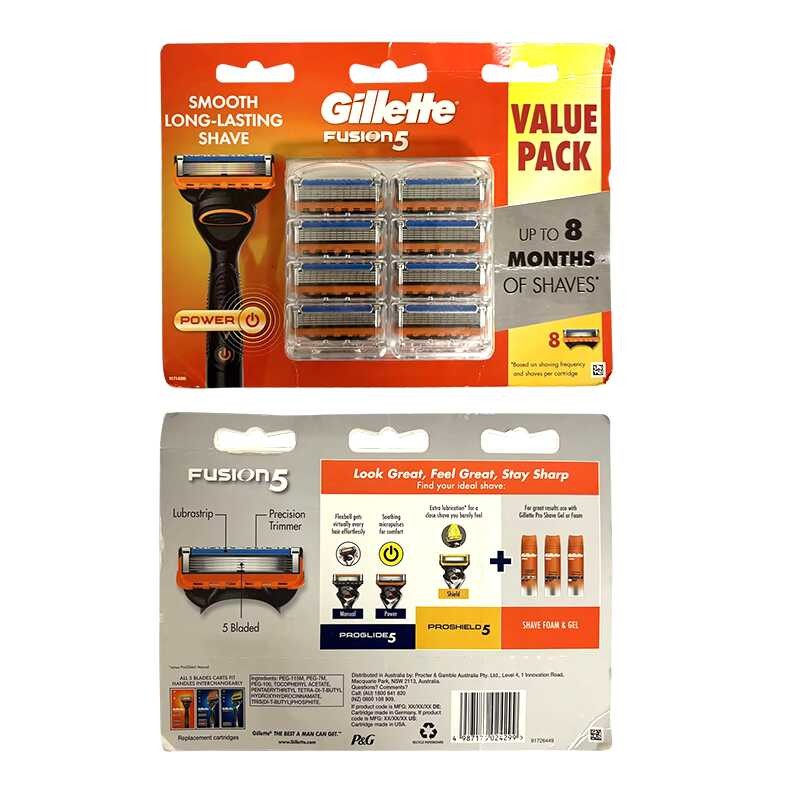 ❤ Gillette Fusion5 ใบมีดโกน