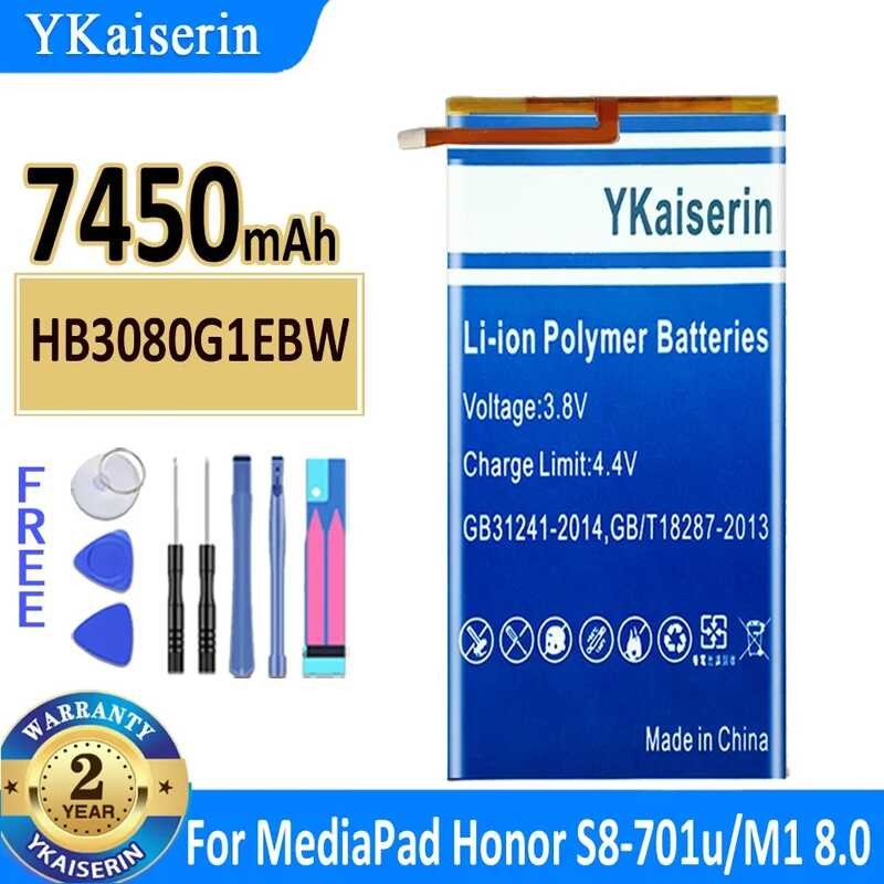YKaiserin แบตเตอรี่ HB3080G1EBW For Huawei MediaPad M2 M1 8.0" M2-801L M2-801W M2-802L M2-803L S8 70