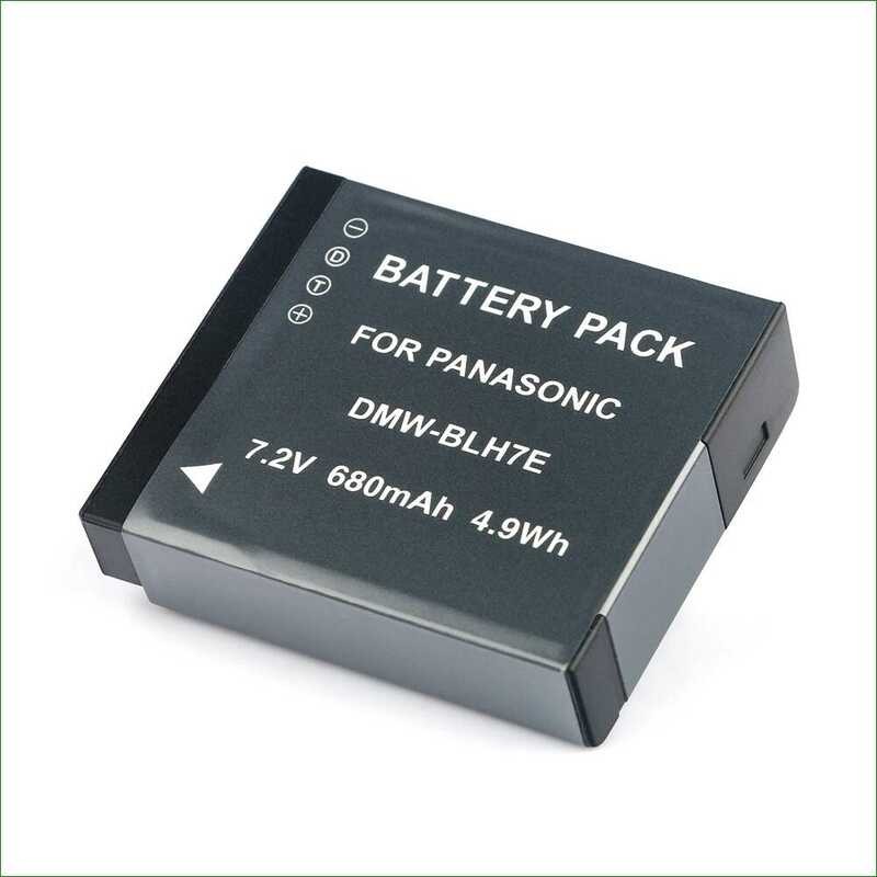 ▥ Dmw-Blh7e แบตเตอรี่680mah Batterie สำหรับ  Dmw-Blh7 Dmw-Blh7pp Dmw-Blh7gk Dmc-Gm1 Dm