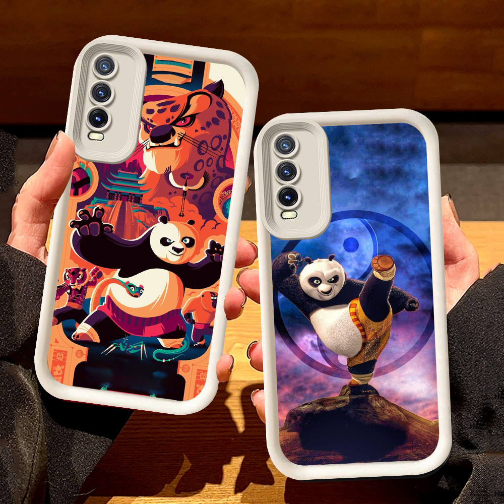 ปลอกสีขาวสําหรับ VIVO Y20 Y20i S1 Y12s Y83 Y11s Y20s V15 Y400 Y66 Pro V17 V19 NEO S75 Kung Fu Panda