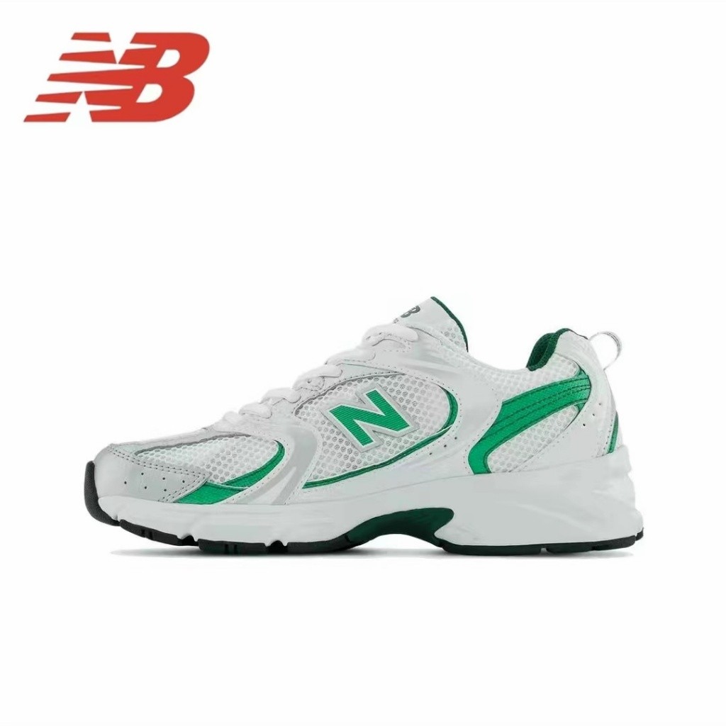 รองเท้าวิ่ง New Balance 530 แท้ 100% สีขาวและสีเขียว