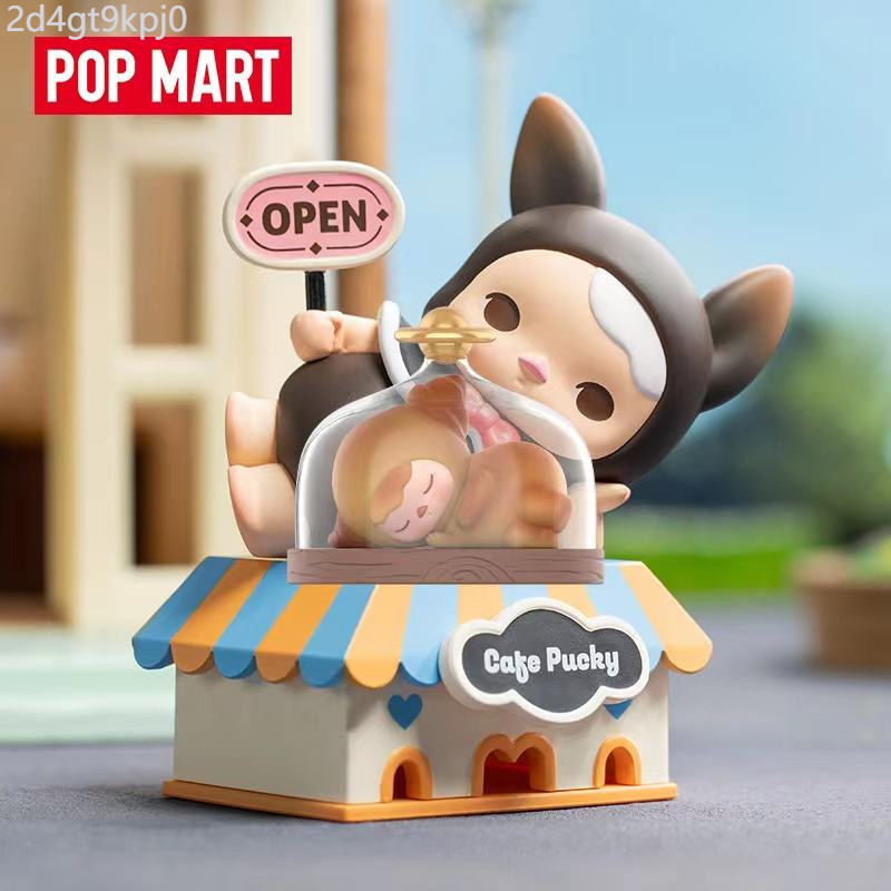 ♞,♘,♙PUCKY Elf Rabbit Cafe Series Blind Box Figures POPMART Bubble Mart Pidgey Cafe Doll