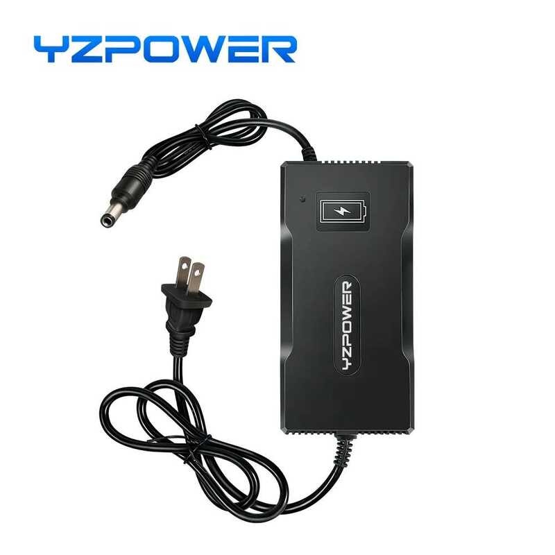 ❥ YZPOWER 54.6V 4A แบตเตอรี่ลิเธียม 13S 48V Smart DC Charger เครื่องม