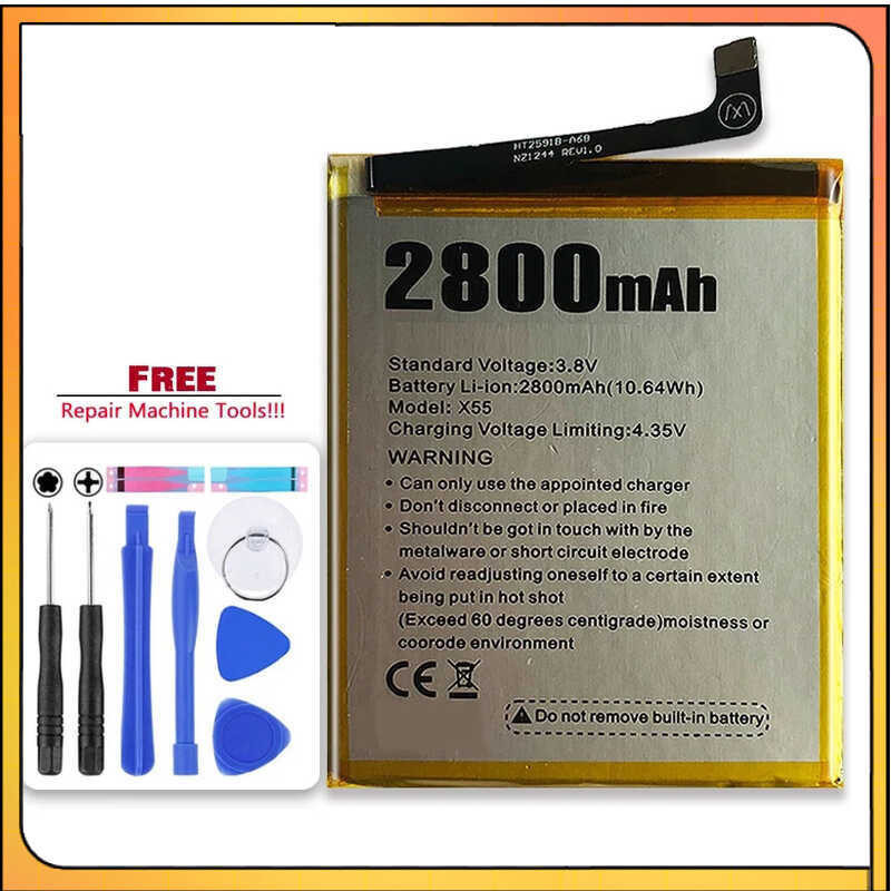 2800mAh Mobile Phone Battery for DOOGEE X 55 X55