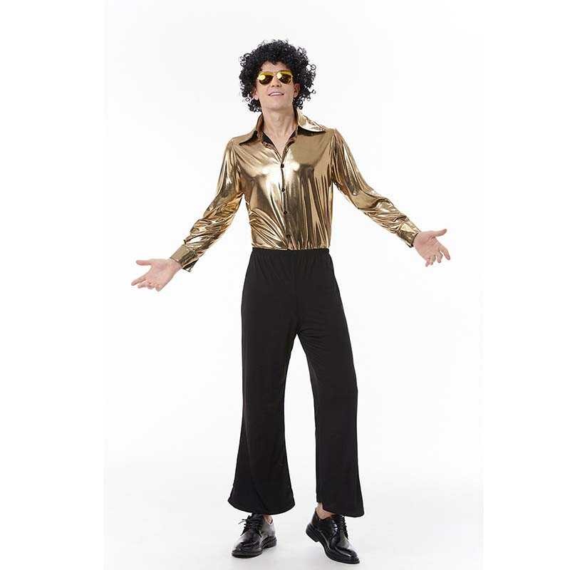 LY Halloween Cosplay Costumes 1960'S 70'S Hippies Disco Costumes Hippies Dance Outfits Party Dress