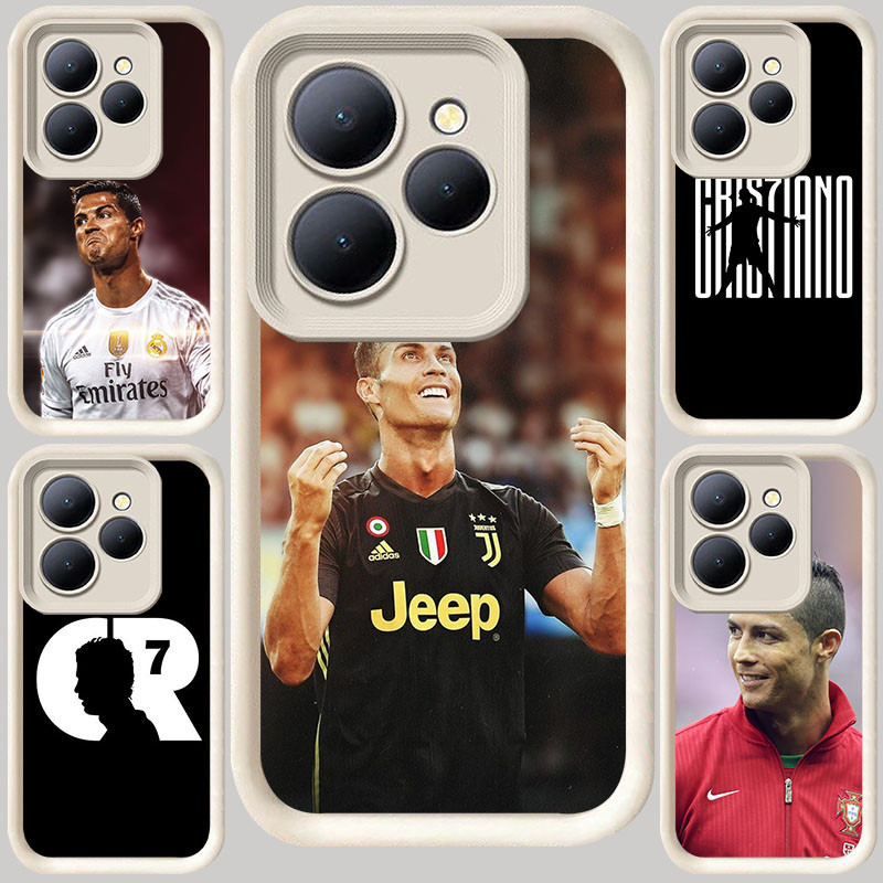 M-117 Cristiano Ronaldo ปลอกสีขาวสําหรับ Infinix Smart HOT 7 40i 9 หมายเหตุ 40S GT Zero 30 30I 8 20 