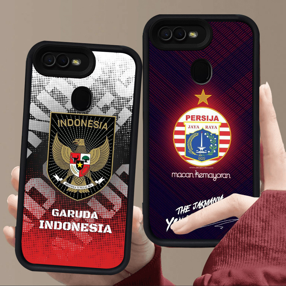 E62 แฟชั่นฟุตบอล FC สําหรับซิลิโคนสีดํา OPPO A12E F5 A1K A12s A12 F7 A3S A7 A5S F9 A5 Pro