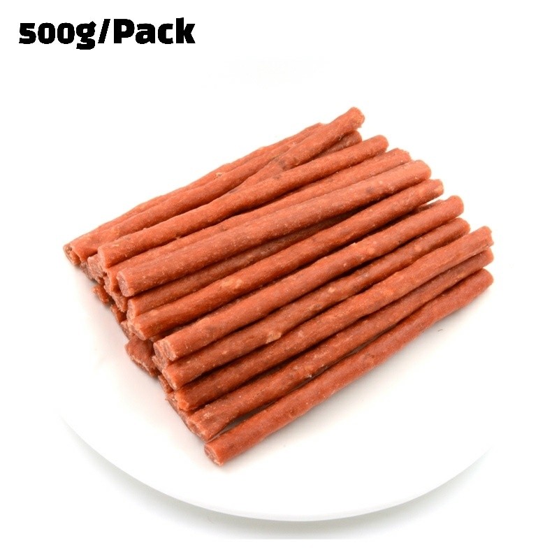 hot🔥การประกันคุณภาพ🔥 import Real Chicken Stick 500g Dog Snack Duck Meat Beef Munchy Stick Chicken