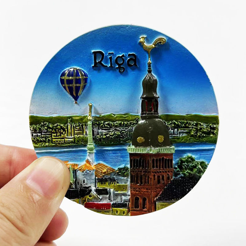 Rwandan Capital Kigali ภูมิทัศน์สถาปัตยกรรมแม่เหล็กตู้เย็นแม่เหล็กของที่ระลึกการท่องเที่ยวแม่เหล็กตก