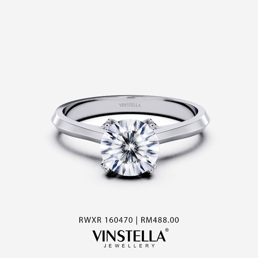 Vintella OFFICIAL - แหวน Aglaea พราว - เครื ่ องประดับชุบโรเดียม