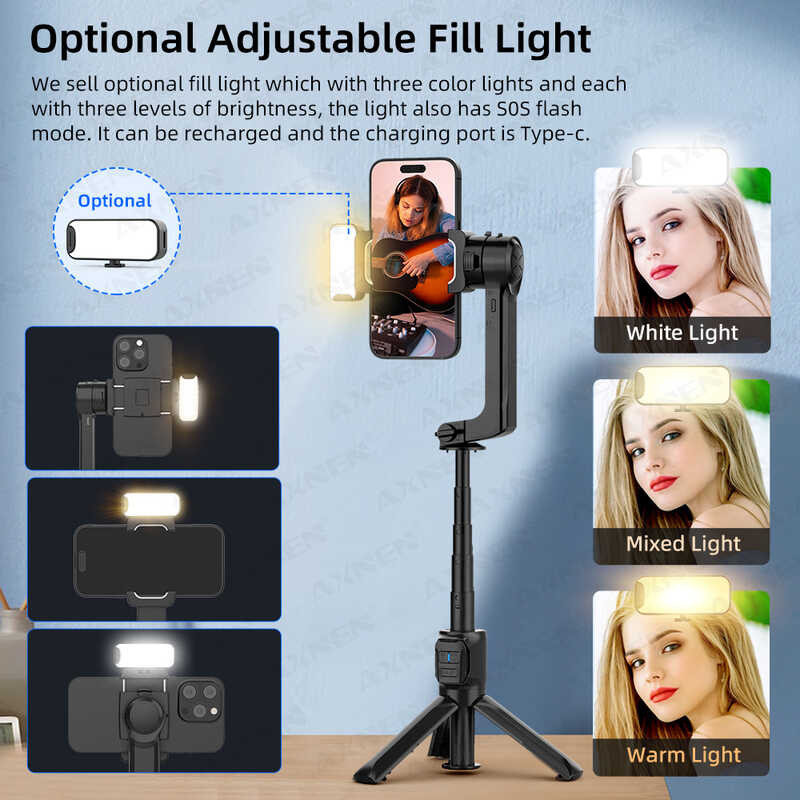 ❥ AXNEN Hq2 SERIES โทรศัพท์มือถือ Stabilizer มือถือ Gimbal สําหรับ