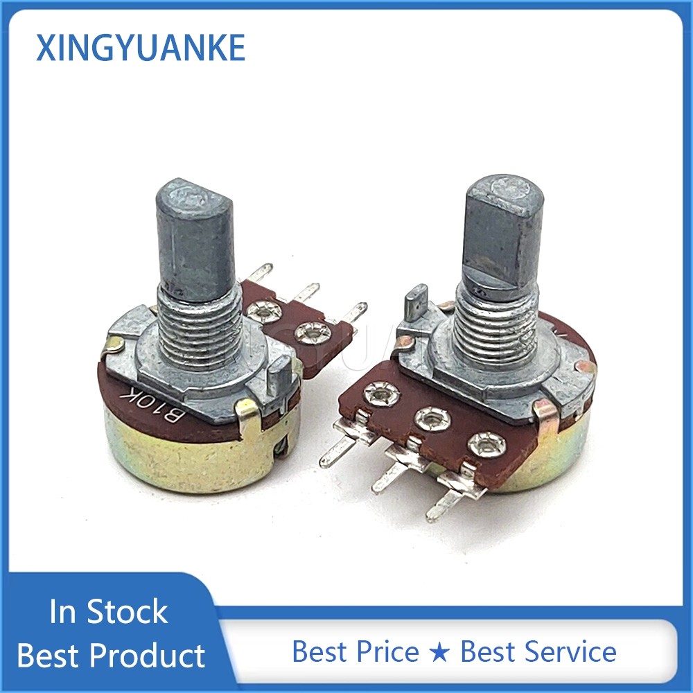 3 ชิ้น/ล็อต WH148 เครื่องขยายเสียงปริมาณ Potentiometer B5K/B10K/B20K/B50K/B100K/C10K/C20K/C50K/C100K