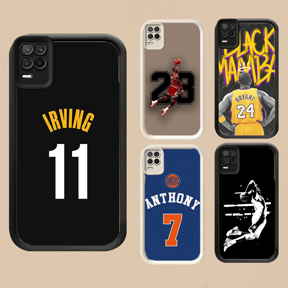 WA-19 บาสเกตบอล N-BA ปลอกกันกระแทกสําหรับ OPPO A54 Realme 8 8S Q3 V13 Narzo 30 Pro