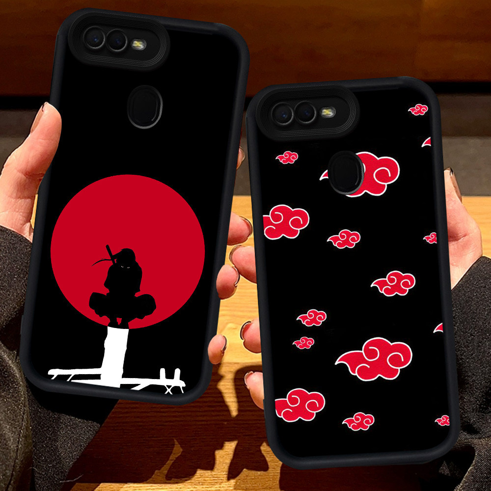 S46 Naruto Anime Cool สําหรับ OPPO A1K A7 F7 A5S F5 A5 A12 A12s A12E A3S F9 Pro สีดํา