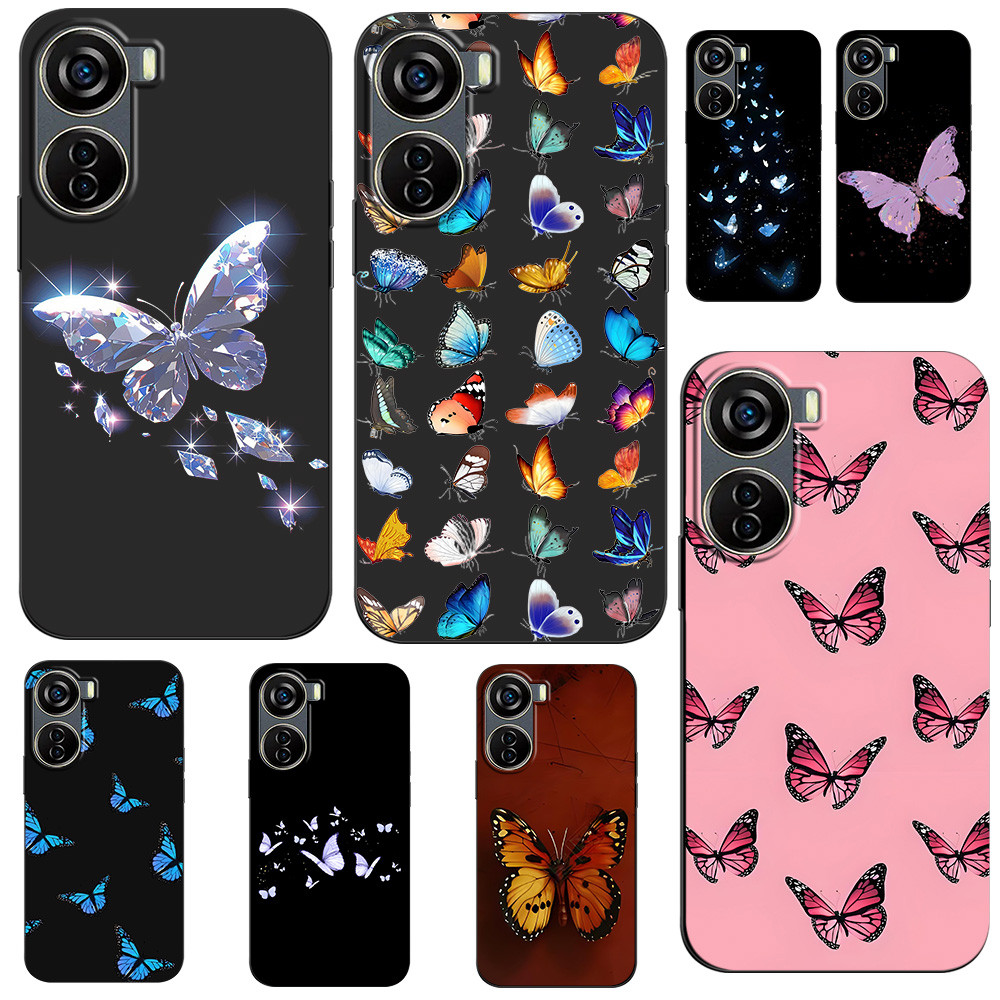 เคส Ribbon Zte Axon 4 Lite เคสโบว์ เคสผีเสื้อ เคสคล้องคอ เคสห้อยคอ เคสน่ารัก เคสเชอร์รี่ เคสเชอรี่ @