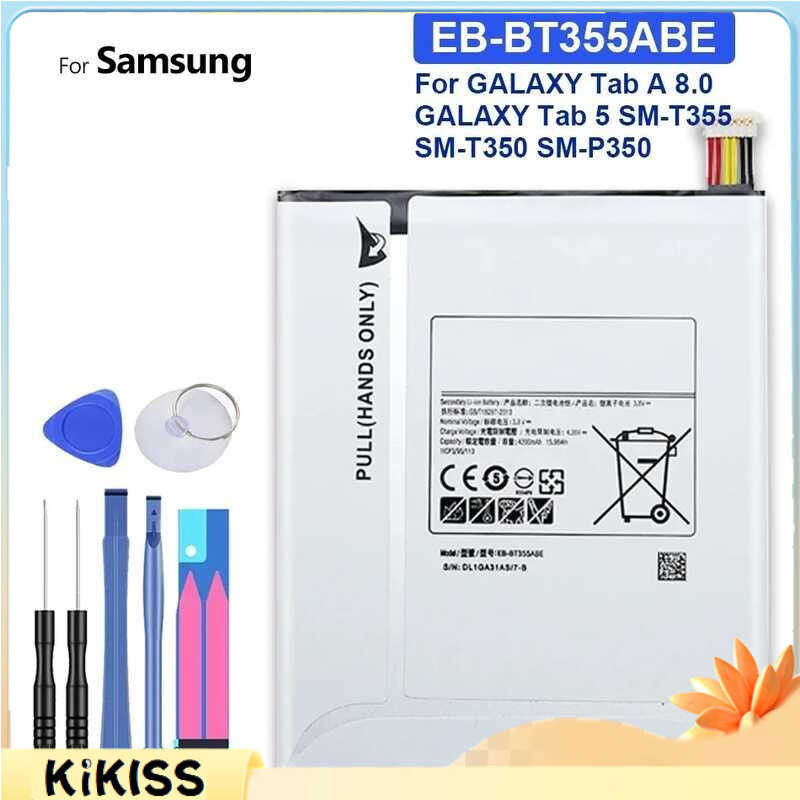 แบตเตอรี่ สำหรับ Samsung Galaxy Tab 8.0 EB-BT355ABE EB-BT355ABA SM-T355 SM-T350 SM-P355C SM-P3355M