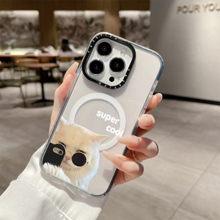 บุคลิกภาพ Super Cool Cat ไร้สายชาร์จแม่เหล็กสําหรับ IPhone 1…