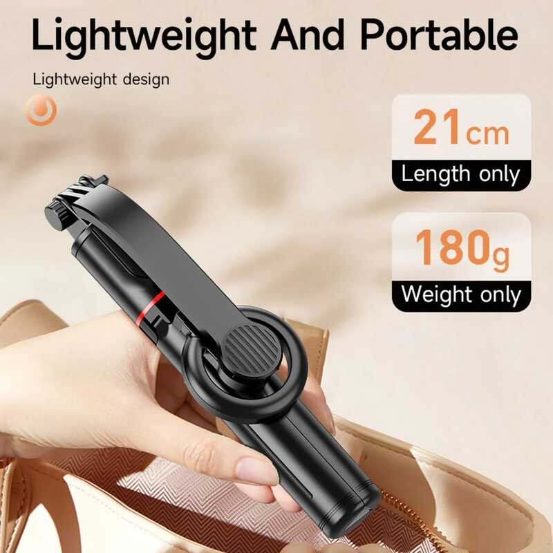 ❥ L20 Magsafe Magnetic Selfie Stickขาตั้งกล้องสําหรับiphone 16 15 14 13 12