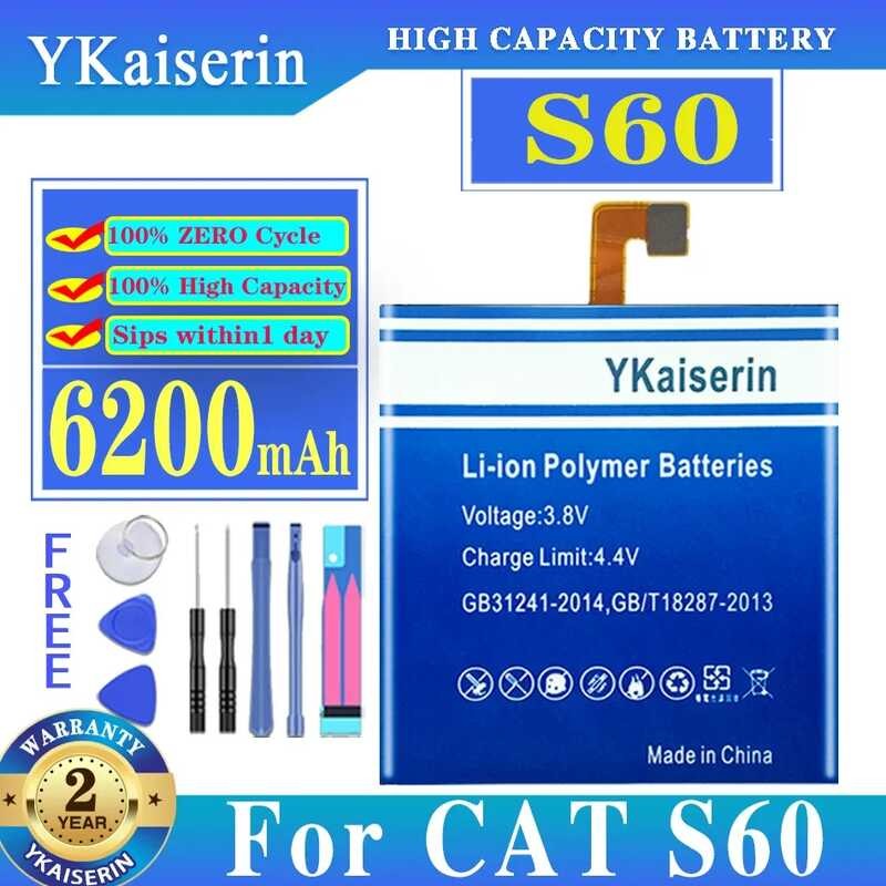 YKaiserin แบตเตอรี่ S60 for Caterpillar Cat S60