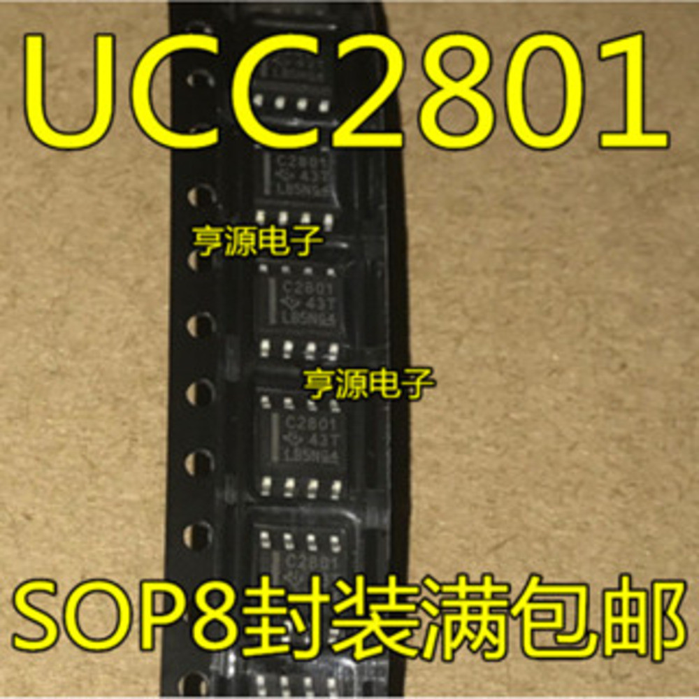 5 ชิ้น UCC2801 UCC2801DTR C2801 SOP8 ชิป IC