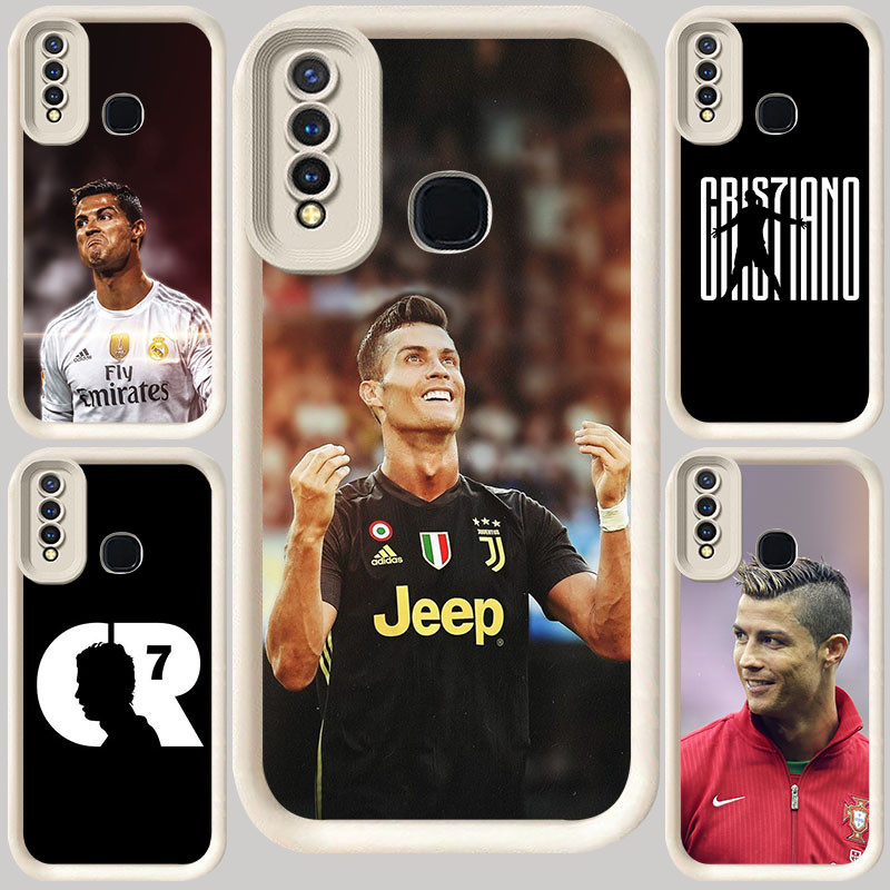 M-117 Cristiano Ronaldo ปลอกสีขาวสําหรับ VIVO V9 Y19 Z1 Pro Y91 Y17 Y30i Y95 Y15 Y12 Y91C Y50 Y93 Y3