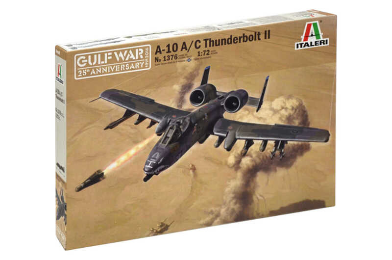 ชุดโมเดล ITALERI 1376 สงครามอ่าวเปอร์เซีย A-10 A/C Thunderbolt II 1/72