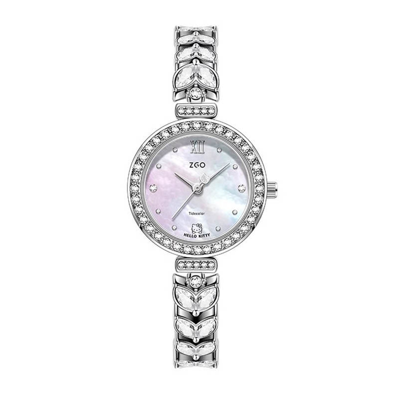 Zgo Zhenggang ร่วมกันแบรนด์ Hellokitty Watch Women's Mermaid กำไลนาฬิกา Ins สไตล์ซอก Light Luxury Q