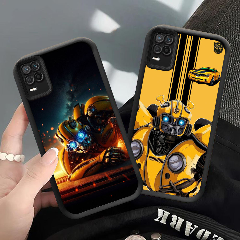 CK-32 Transformers Bumblebee ซิลิโคนปลอกหรูหราสําหรับ OPPO A54 Realme 8 8S Q3 V13 Narzo 30 Pro