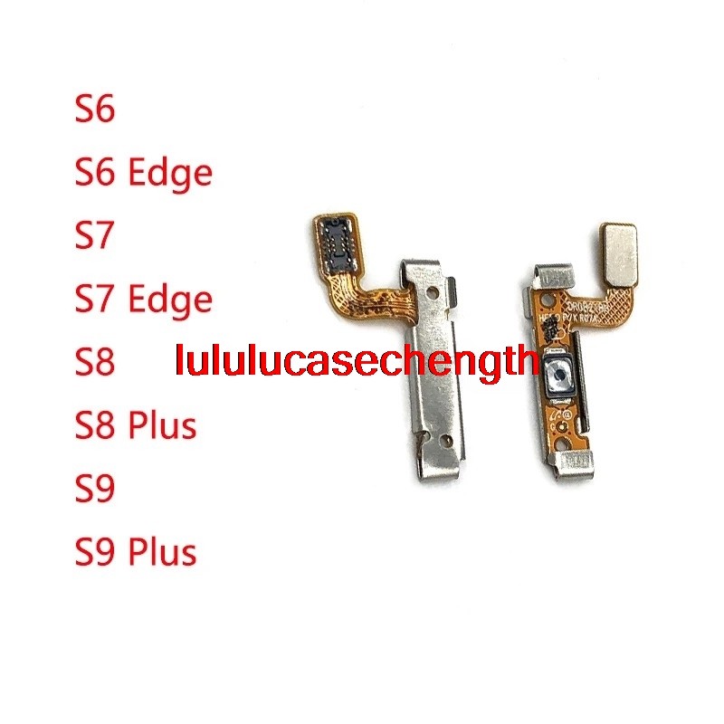 Bai- สําหรับ Samsung Galaxy S6 S7 S8 S9 Edge Plus ปุ่มปรับระดับเสียงสายไฟ Flex Cable สวิตช์กุญแจด้านข้างปุ่มควบคุมปิด