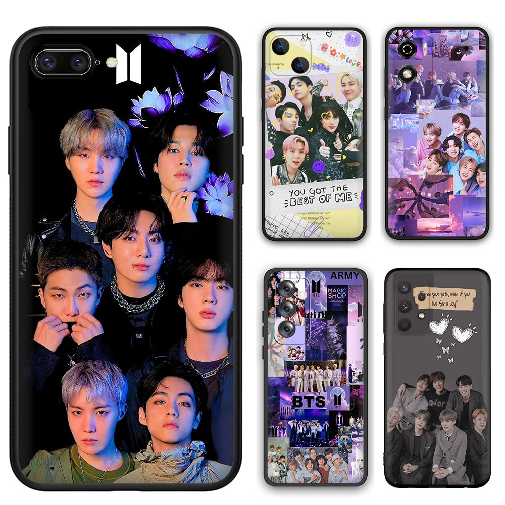 ฝาครอบ TPU Samsung Galaxy A15 A14 A13 A12 M12 A11 A70 A50 A50S A30S A21 U8L3 bts เคสโทรศัพท์ซิลิโคนอ