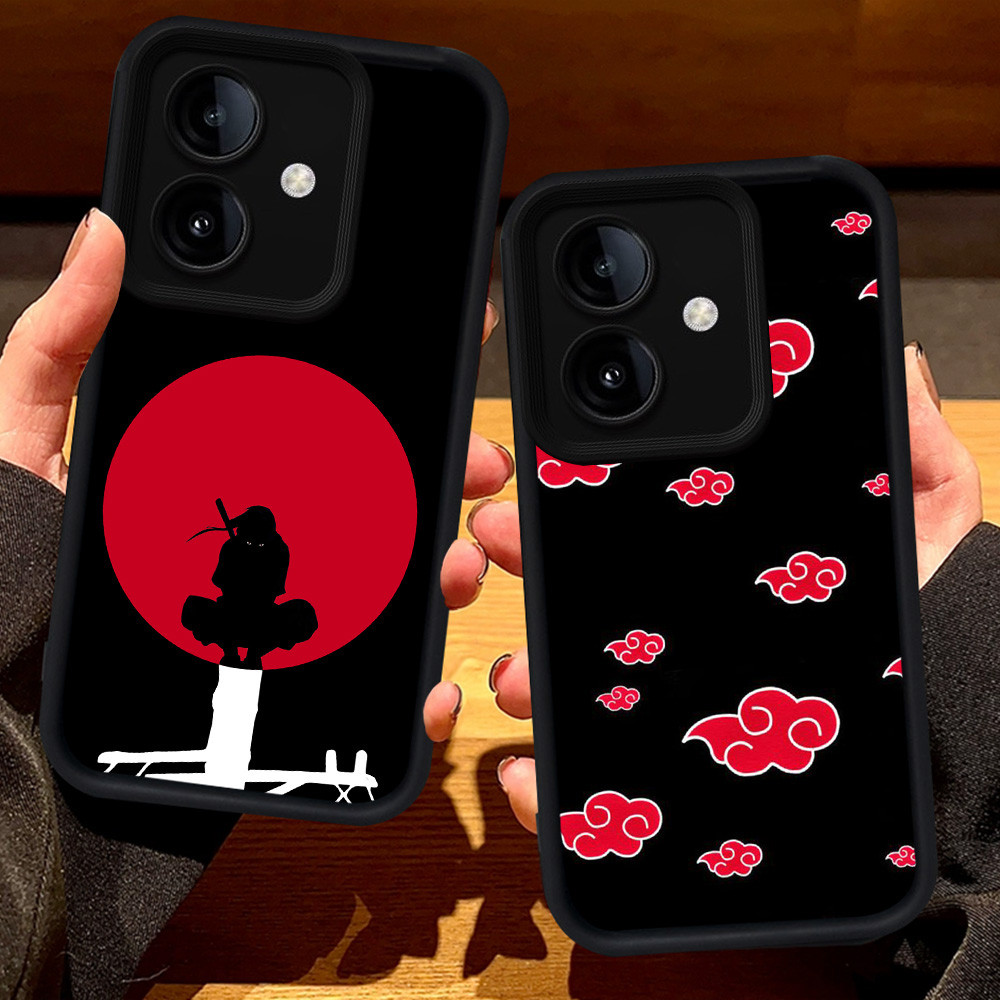 S46 Naruto Anime Cool Casing สําหรับ OPPO A79 A3X A3 A5 A5I Pro A5X 5G สีดํา