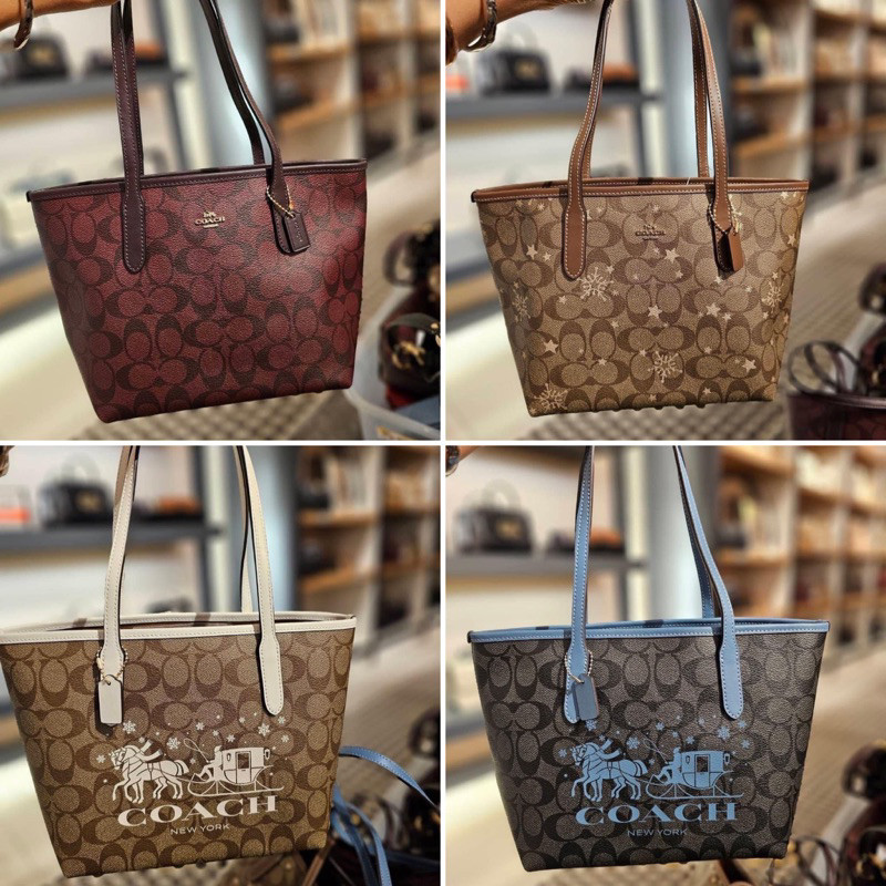 พร้อมส่ง Coach Mini City Tote รุ่นใหม่ล่าสุด