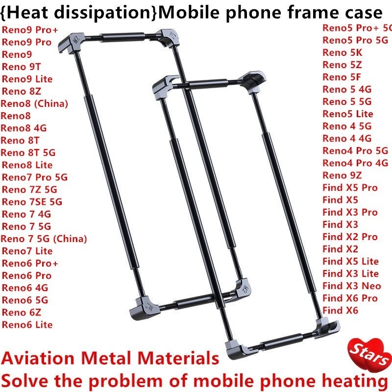 เคสป้องกันโทรศัพท์มือถือ กรอบโลหะ สําหรับ OPPO Find X6 X5 X3 X2 Pro Reno 9 9T 9Z 8T 8 8Z 7 7Z 6 6Z