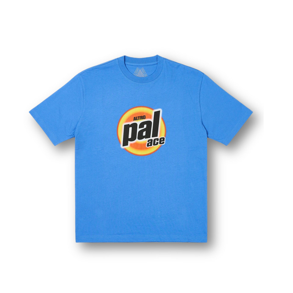 ♞,♘เสื้อยืด Palace Washed Palatial Blue TYR