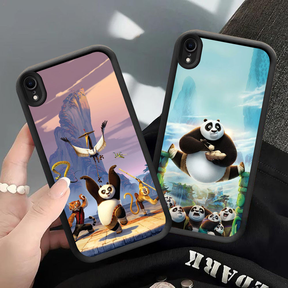 CK-35 Kung Fu Panda ปลอกซิลิโคนหรูหราสําหรับ iPhone XR X XS 6 7 8 Max Plus