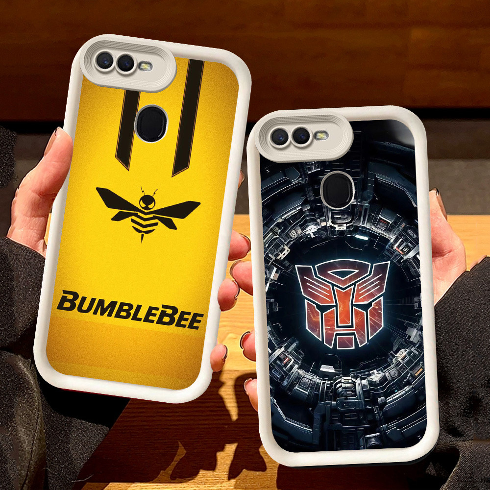 ปลอกสีขาวสําหรับ OPPO F5 A12 A5 A3S A1K A12s F9 A7 F7 A5S A11K A12E Pro S64 Transformers