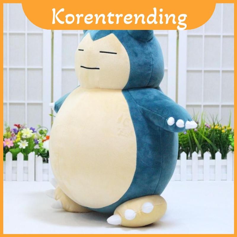 Pokemon Big Jumbo Snorlax Plushie 12" หมอนนุ่มและน่ารักน่ารัก Kabigon Cushion