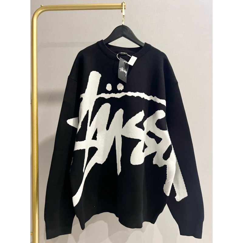 2024 เสื้อแขนยาว NEW  STUSSY SWEATER WOOL