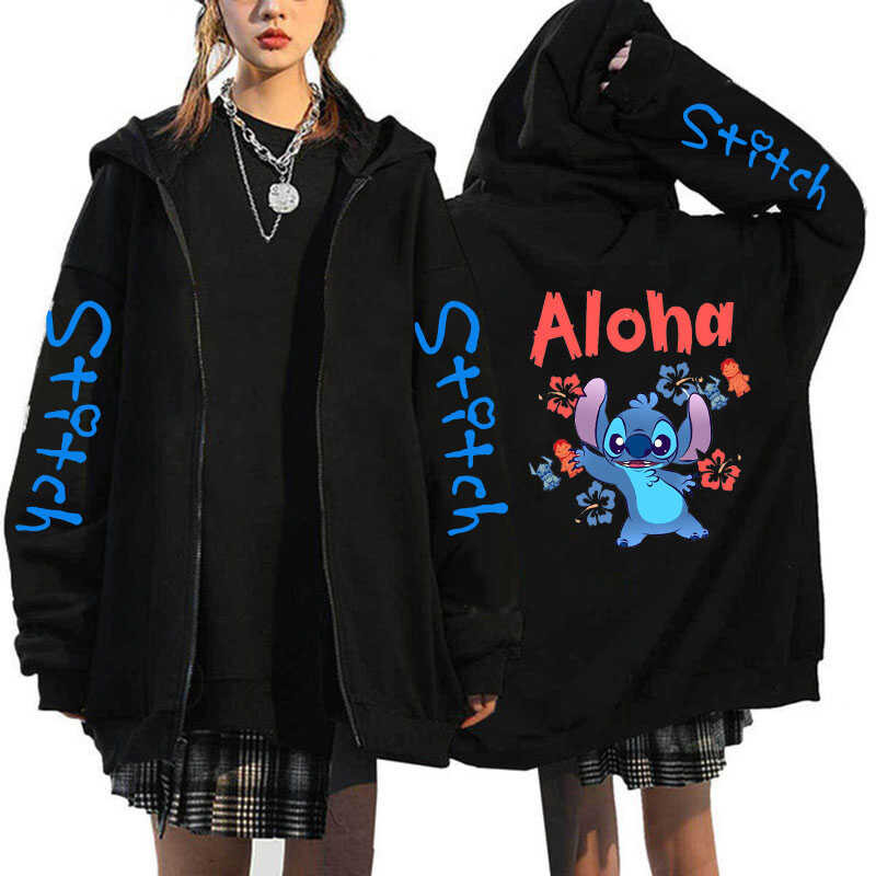 ❥ ใหม่ในgothic Hoodieซิป Zip Up Hoodiesผู้หญิงharukuน่ารักอะนิเมะ