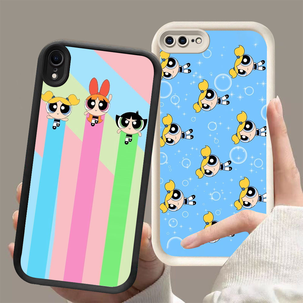 BK-29 The Powerpuff Girls surprise Casing สําหรับ iPhone XR X 7 8 6 XS Max Plus