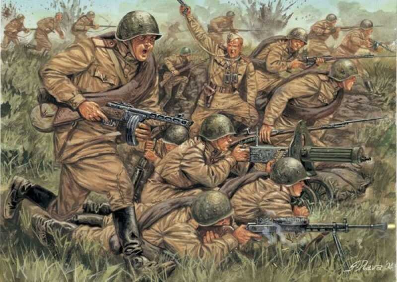 ITALERI 6057 1/72 ทหารราบรัสเซีย