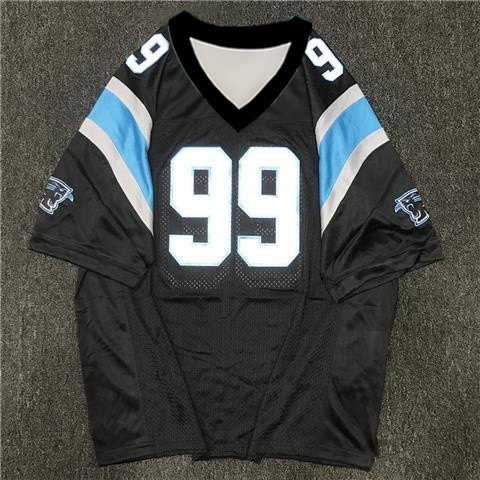 (ชื่อและหมายเลขที่กําหนดเองฟรี) NFL Rugby Jersey Rugby Harajuku Loose BF Style Retro T-shirt