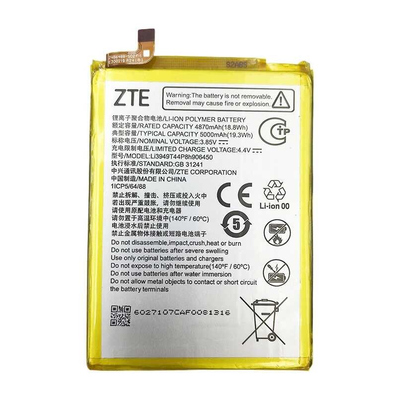 ❥ 100% เปลี่ยนเดิม 5000Mah Li3949t44p8h 906450 แบตเตอรี่สําหรับ ZTE