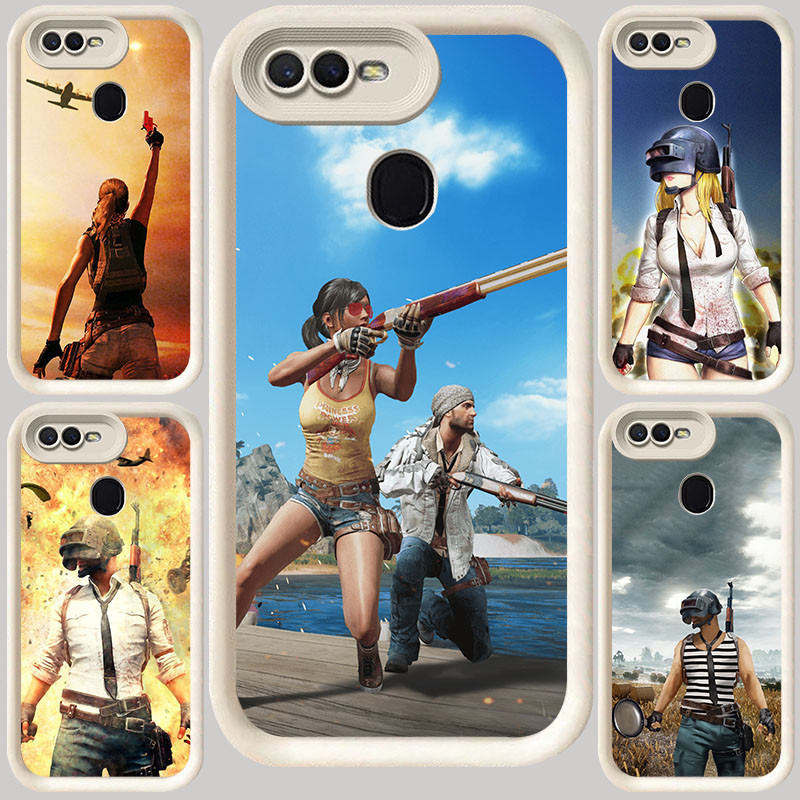 M-8 PUBGปลอกสีขาวสําหรับOPPO A12E A7 A1K F7 A12 A3S A5 A12s F5 A5S F9 Pro