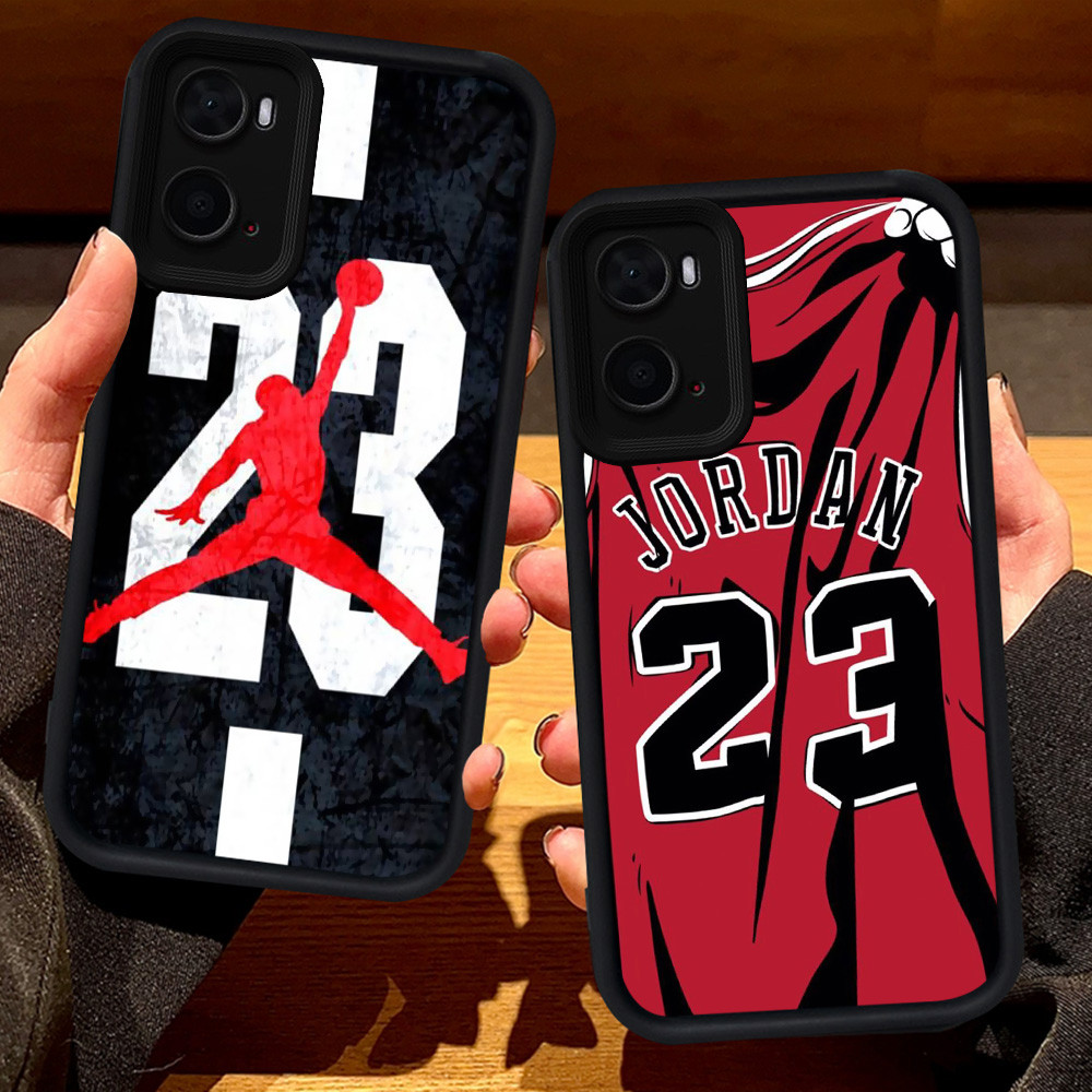 S55 J-jordan โลโก้สําหรับ OPPO A57e A96 A77s A57s A36 A77 A57 A76 สีดํา