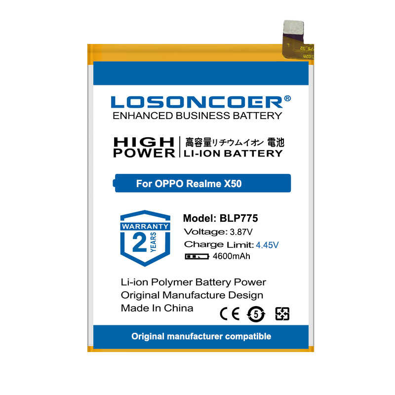 ❥ Losoncoer แบตเตอรี่ Blp775 4600มิลลิแอมป์ต่อชั่วโมงสำหรับ