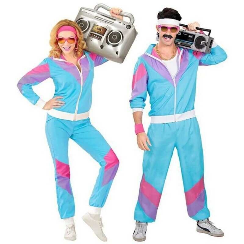 LY Coupls Hippi Costums For Womn Mal Hallown Vintag 70S 80S Rock Disco Cosplay Outfits Disco Clothi