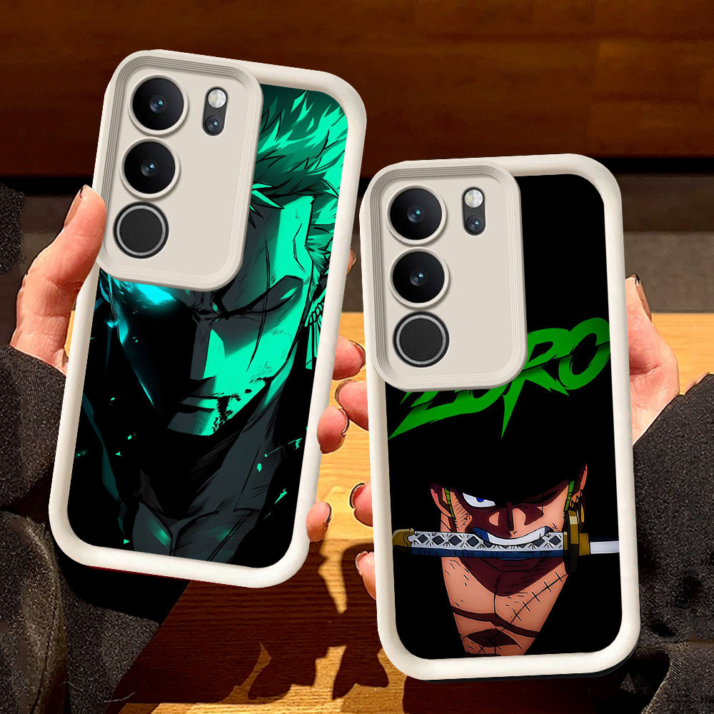 ปลอกสีขาวสําหรับ Infinix HOT Note 50 50i Pro Plus 50S 50X 60 60i 5G S69 Roronoa One Piece